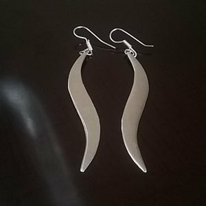 Erick's Sterling Silver Dangle Earrings Taxco.925